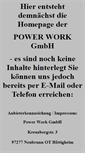 Mobile Screenshot of powerwork-gmbh.de